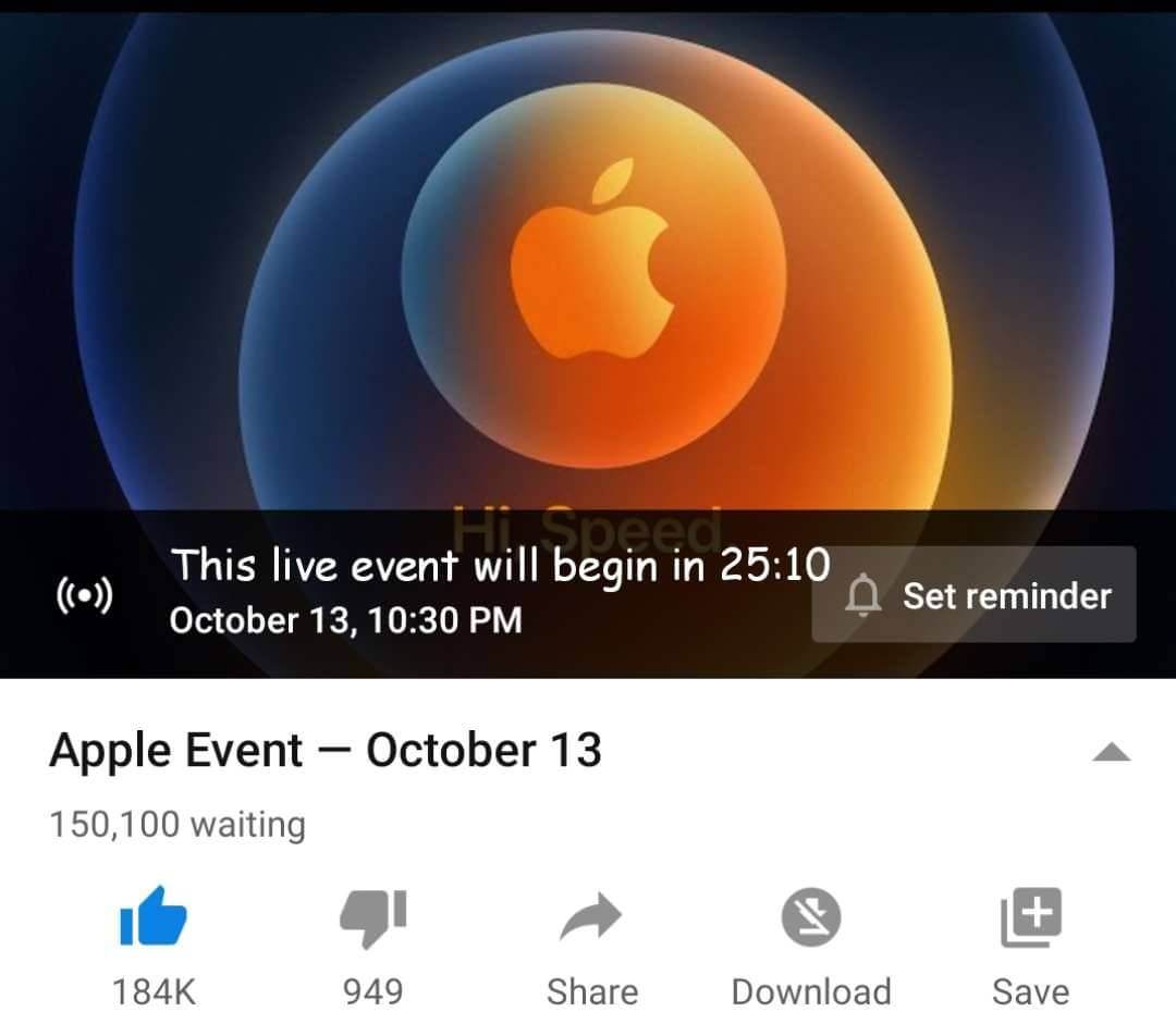 Join Live Apple Event 13 October | YouTube live Apple event - Trending Jagat