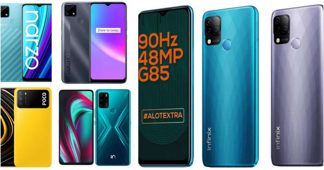 TOP 5 BEST MOBILE PHONES UNDER RUPEES 10000 BUDGET JULY 2021