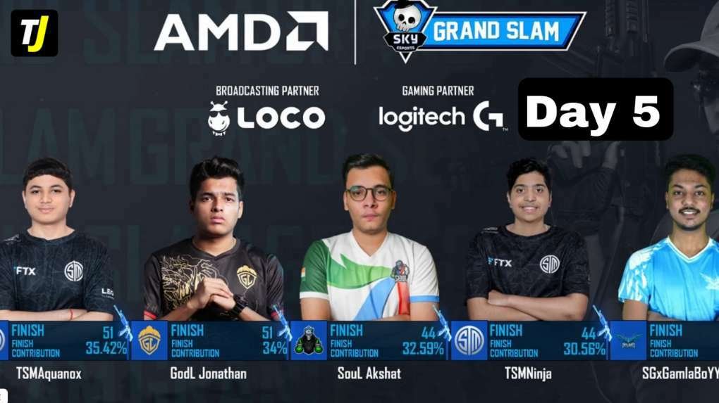 Skyesports Grand Slam BGMI Grand Finals Day 5 Result, Point Table, Top Player