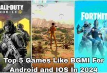 Top 5 Games Like BGMI For Android and IOS In 2024